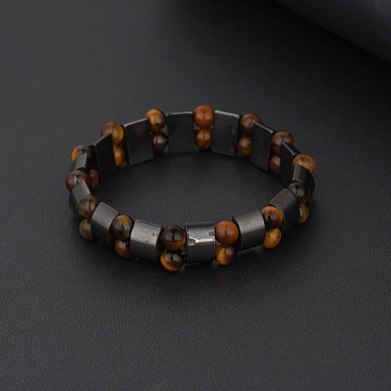 Array Wheat double-row men's bracelet hero image