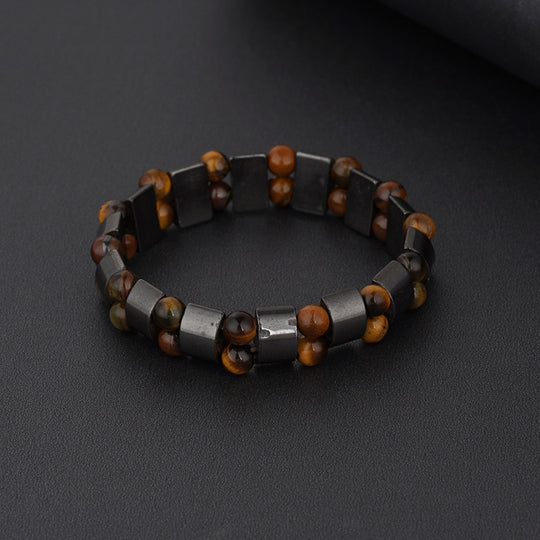 Array Wheat double-row men's bracelet hero image