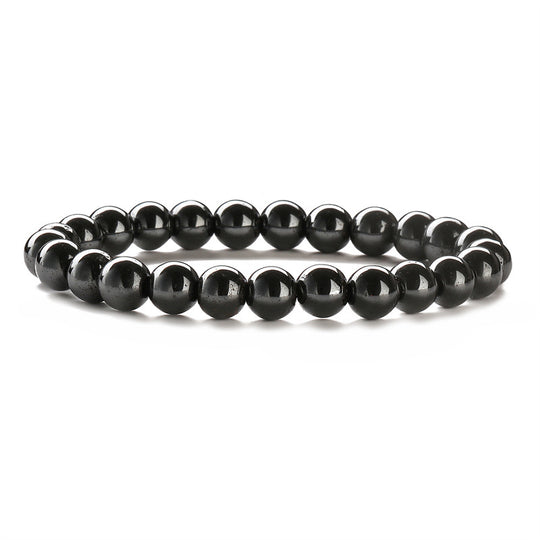 Vestige Noir round hematite bracelet hero image