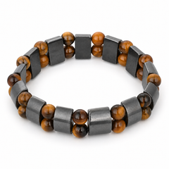 Array Wheat bracelet alternate angle on white background