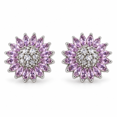 Bloom – blush silver pair