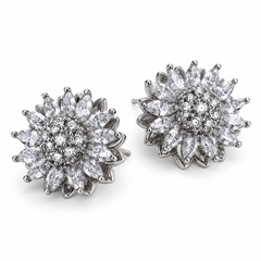 Bloom – clear silver pair