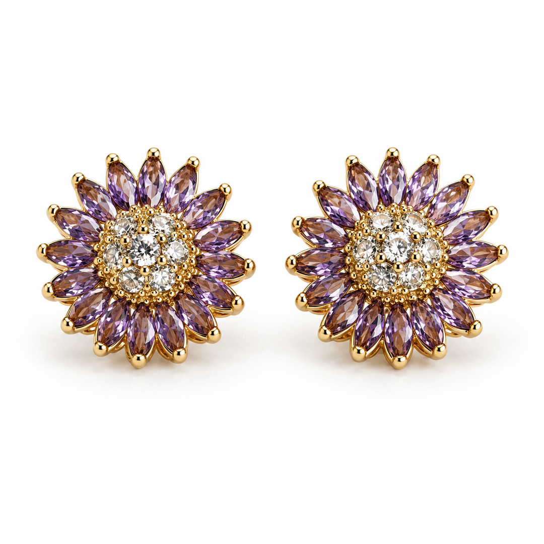 Bloom – violet gold pair