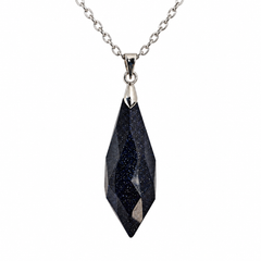 Meteor necklace on a white background